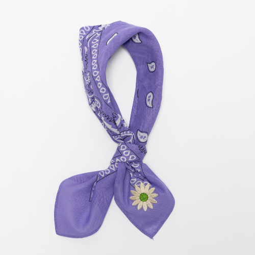 FAY BANDANA PAISLEY LILAC MADELIEF