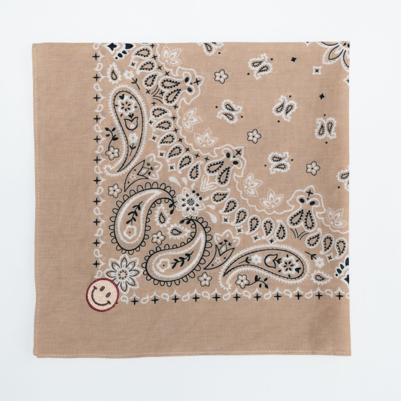 FAY BANDANA PAISLEY BEIGE