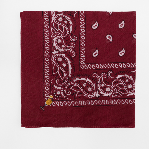 FAY BANDANA PAISLEY BORDEAUX ROOD APEROL SPRITZ