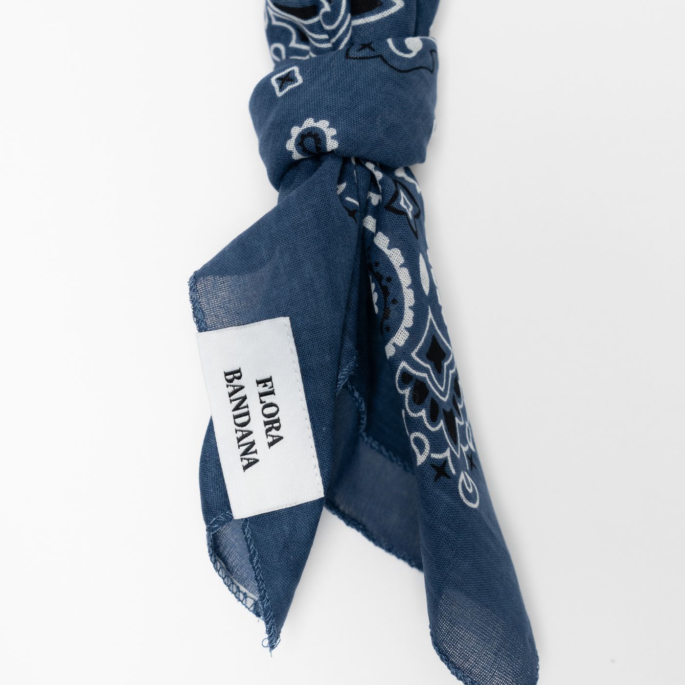 FAY BANDANA PAISLEY PETROL BLAUW