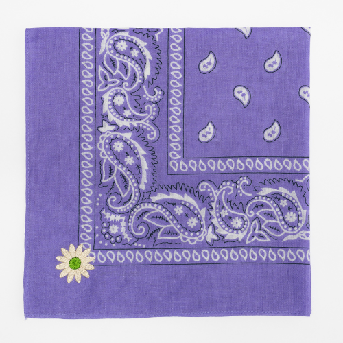 FAY BANDANA PAISLEY LILAC MADELIEF