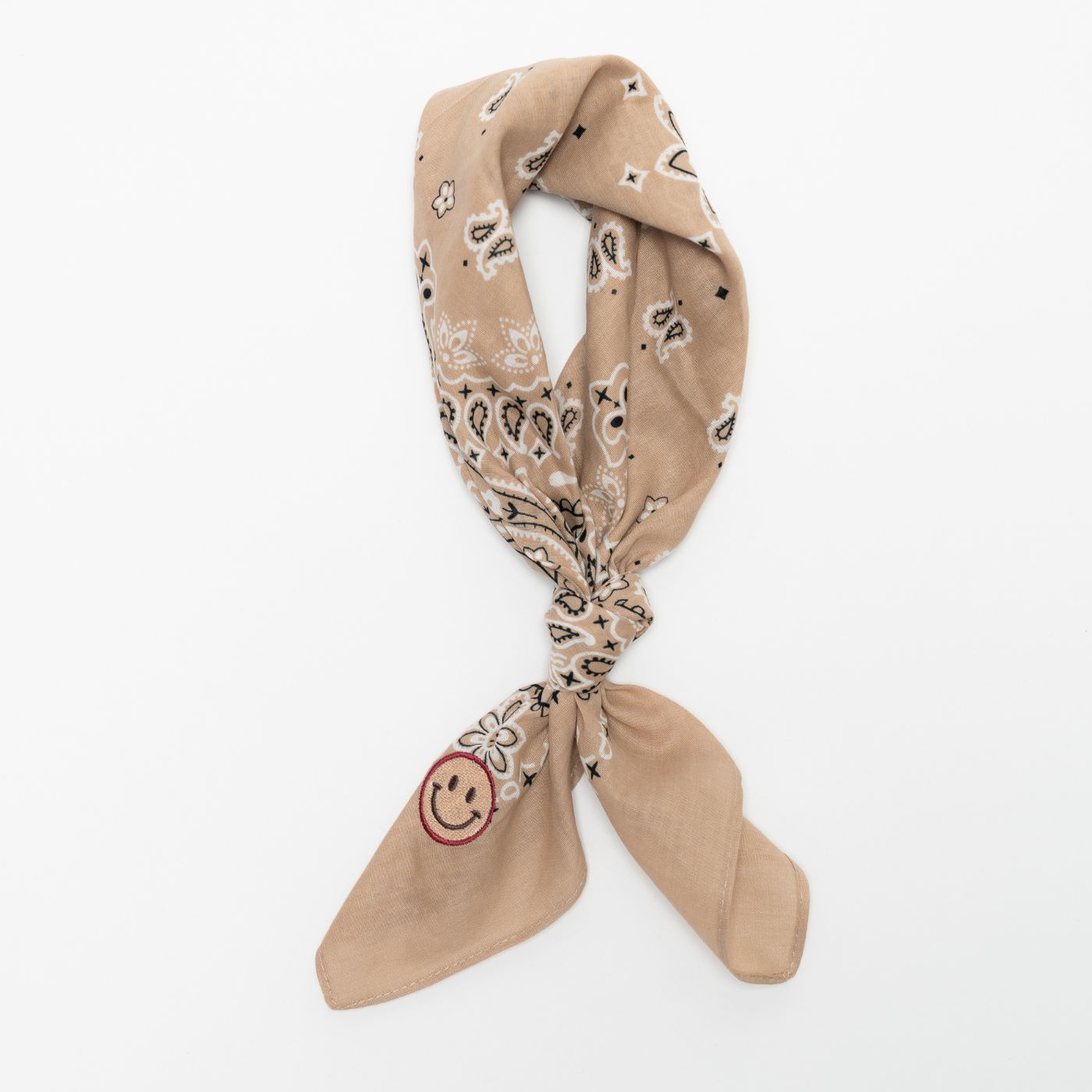 FAY BANDANA PAISLEY BEIGE