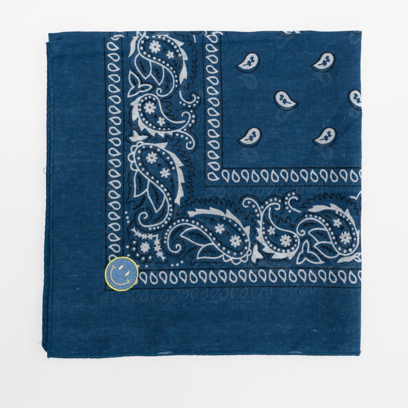 FAY BANDANA PAISLEY PETROL BLAUW