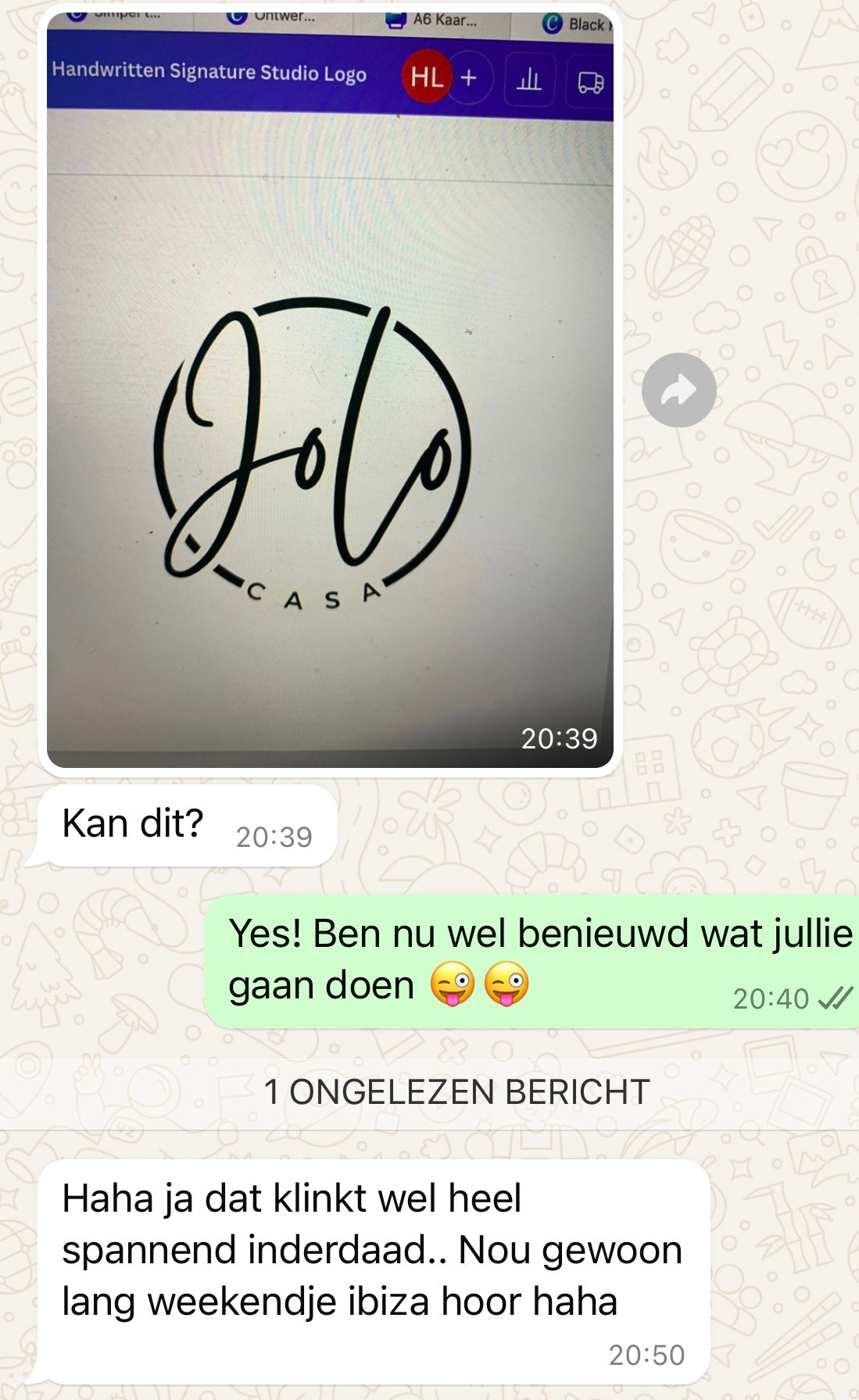 6x JOLO logo op eigen badjas in 4 cm in sierletter