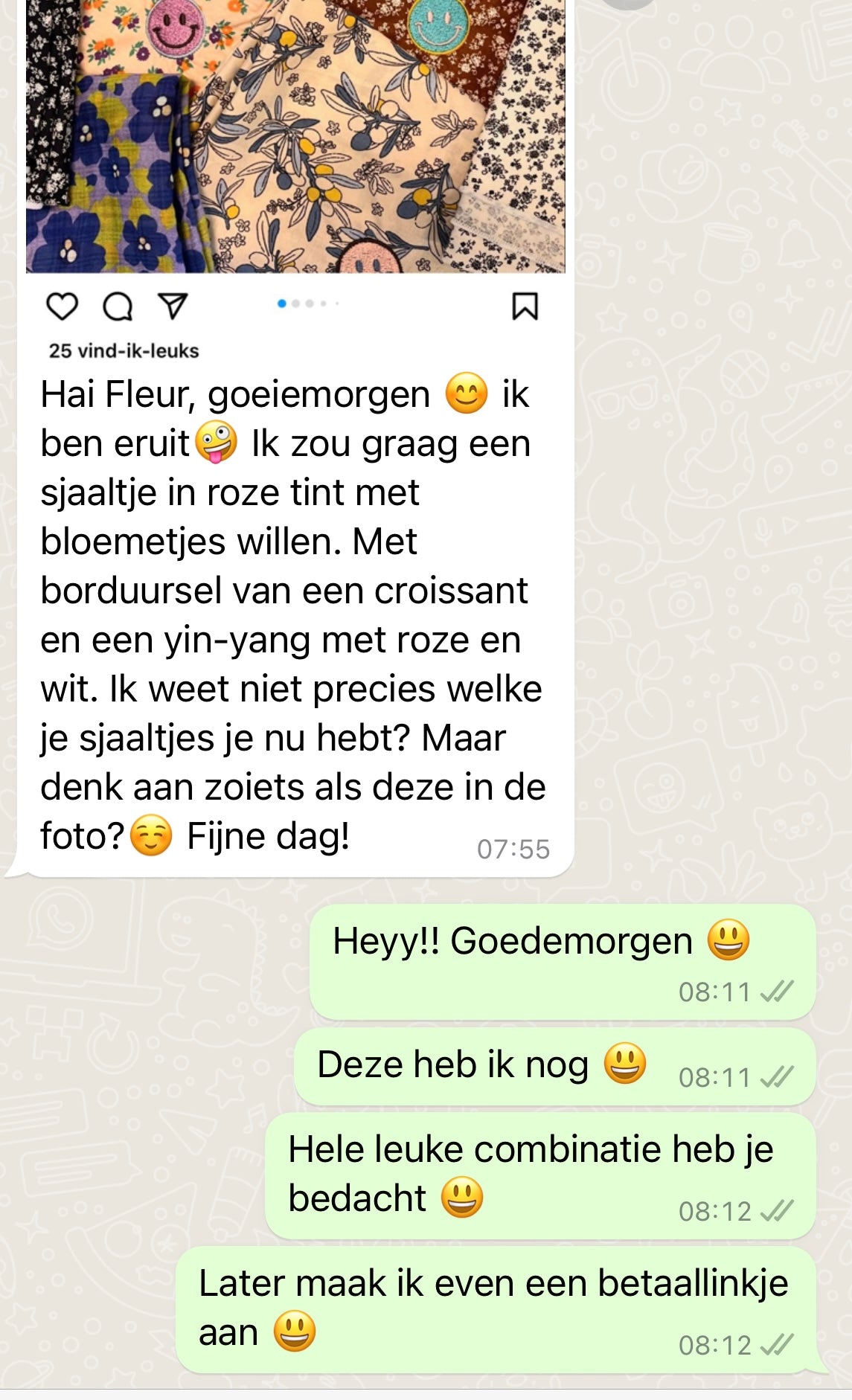 Zoals screenshot omschrijft