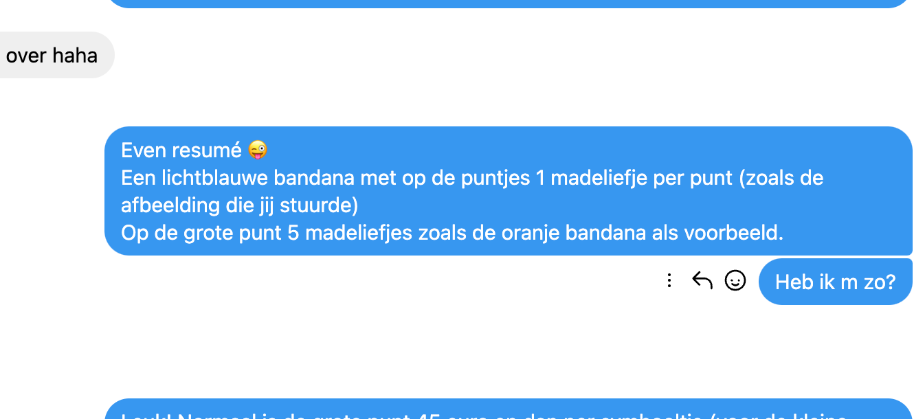 Zie omschrijving printscreens