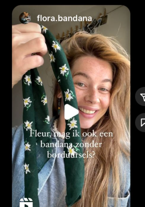 Bandana zonder borduursels